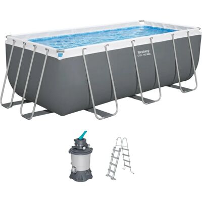 Piscina Steel Pro Max da Bestway - 412x201x122 cm - Retangular Piscina Steel Pro Max da Bestway - 412x201x122 cm - Retangular