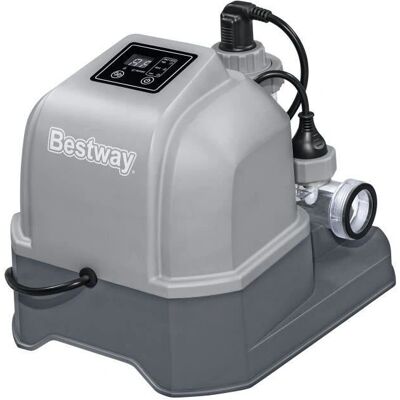 Chloreur Eau Salée Bestway - Pour piscines jusqu'à 56 775 litres - 12g/h - Publicité Chloreur Eau Salée Bestway - Pour piscines jusqu'à 56 775 litres - 12g/h - Publicité