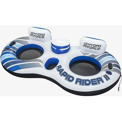 Bestway Hydro Force Rapid Rider Double Tube Inflatable Water Float - 240cm Bestway Hydro Force Rapid Rider Double Tube Inflatable Water Float - 240cm
