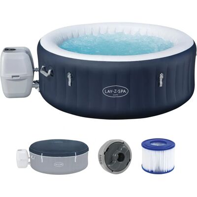 Bestway Miami AirJet Puhallettava pyöreä spa - 4 henkilöä, 180x66cm Bestway Miami AirJet Puhallettava pyöreä spa - 4 henkilöä, 180x66cm