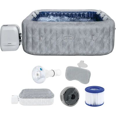 Bestway Lay-Z-Spa San Francisco HydroJet - Pumppumatto poreallas 7 henkilölle Bestway Lay-Z-Spa San Francisco HydroJet - Pumppumatto poreallas 7 henkilölle