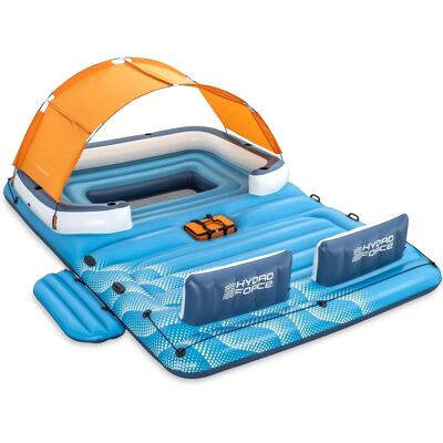 Bestway 43105 / 25 Pool/Beach Float - Multicolour - Inflata-Shield, Removable Parasol, 6 Cupholders - Pool/Beach Float Bestway 43105 / 25 Pool/Beach Float - Multicolour - Inflata-Shield, Removable Parasol, 6 Cupholders - Pool/Beach Float