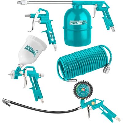 TOTAL TOOLS Sada příslušenství kompresoru - 5 ks TOTAL TOOLS Sada příslušenství kompresoru - 5 ks