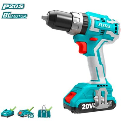 Total Tools Taladro Percutor Inalámbrico 20V - 60Nm - P20S - Taladro Total Tools Taladro Percutor Inalámbrico 20V - 60Nm - P20S - Taladro