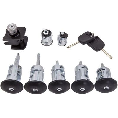 Maxpeedingrods Juego de Cerraduras para Ford Transit - 8 cerraduras y 2 llaves Maxpeedingrods Juego de Cerraduras para Ford Transit - 8 cerraduras y 2 llaves
