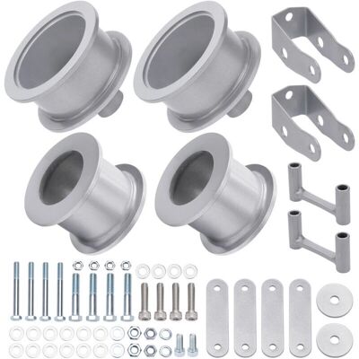 Unbranded - Kit de separadores de elevación 3 in delanteros y traseros - Jeep Wrangler JK 2007-2018 Unbranded - Kit de separadores de elevación 3 in delanteros y traseros - Jeep Wrangler JK 2007-2018