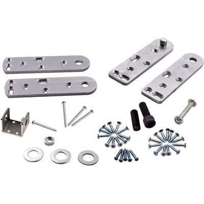 Kit de bisagras BFO - Soporta hasta 226kg - Hardware de puerta oculta Kit de bisagras BFO - Soporta hasta 226kg - Hardware de puerta oculta