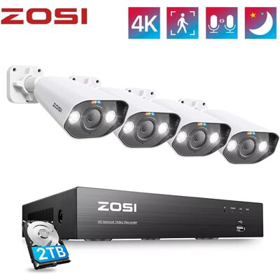 Zosi - 4K 2TB PoE - Kit de Caméras de Sécurité - Publicité Zosi - 4K 2TB PoE - Kit de Caméras de Sécurité - Publicité