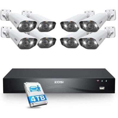 Zosi - Kit PoE 4K - 16ch - 8MP - Security Camera Kit - Publicité Zosi - Kit PoE 4K - 16ch - 8MP - Security Camera Kit - Publicité