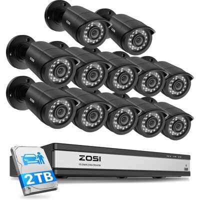 Zosi - 1080p H.265+ Kit - Kit de surveillance vidéo - Publicité Zosi - 1080p H.265+ Kit - Kit de surveillance vidéo - Publicité