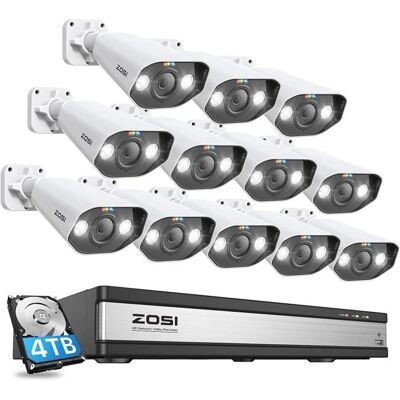 Zosi - 5MP Poe Kit - 12 caméras 5MP - Camera Kit - Publicité Zosi - 5MP Poe Kit - 12 caméras 5MP - Camera Kit - Publicité