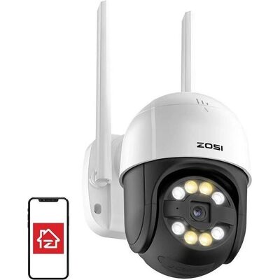 ZOSI C289 Outdoor-Kamera - 3MP WiFi Pan Tilt IP66 Sicherheitskamera ZOSI C289 Outdoor-Kamera - 3MP WiFi Pan Tilt IP66 Sicherheitskamera