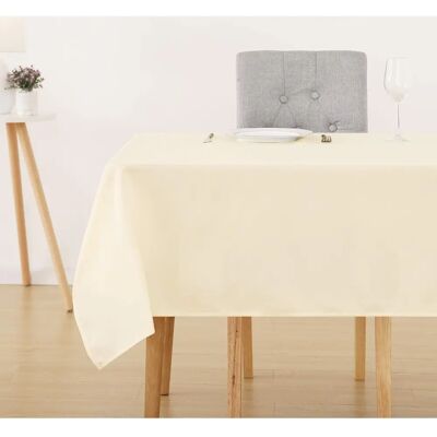 DECONOVO - 130x220 - Bege - Polyester - Tablecloth DECONOVO - 130x220 - Bege - Polyester - Tablecloth