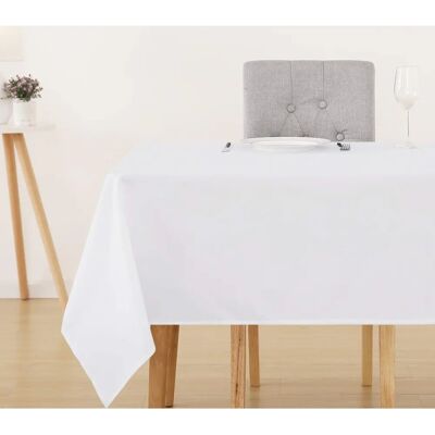 Deconovo Toalha de Mesa Branca Impermeável Cor Sólida Deconovo Toalha de Mesa Branca Impermeável Cor Sólida