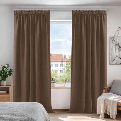Deconovo Cortinas Blackout - 2 Peças - 140x245 cm - Blackout Curtains Deconovo Cortinas Blackout - 2 Peças - 140x245 cm - Blackout Curtains