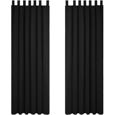 Deconovo Rideaux Occultants - 140x175cm - Nero - Chambre Deconovo Rideaux Occultants - 140x175cm - Nero - Chambre