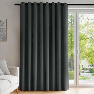 Rideau Occulte Thermique Gris Foncé Deconovo - Blackout Curtain - Publicité Rideau Occulte Thermique Gris Foncé Deconovo - Blackout Curtain - Publicité