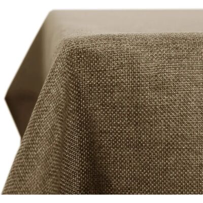 Deconovo Taupe À Prova d'Água Falso Linho Toalha de Mesa - 150x240 cm Deconovo Taupe À Prova d'Água Falso Linho Toalha de Mesa - 150x240 cm