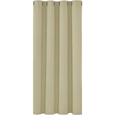 Deconovo Deconovo 132x138cm Rideaux occultants thermiques beige foncé - Isolation thermique - Publicité Deconovo Deconovo 132x138cm Rideaux occultants thermiques beige foncé - Isolation thermique - Publicité