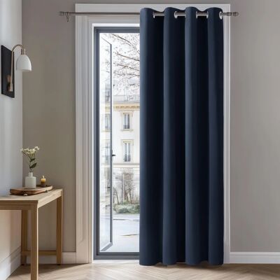 Deconovo 132x214 cm Azul Marinho Cortina Blackout Térmica - Cortina Deconovo 132x214 cm Azul Marinho Cortina Blackout Térmica - Cortina