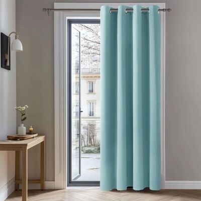Rideaux occultants thermiques Deconovo - 132x214 cm - Blu Cielo - Publicité Rideaux occultants thermiques Deconovo - 132x214 cm - Blu Cielo - Publicité