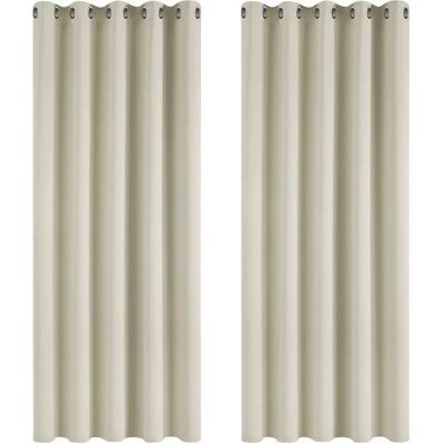 Rideaux de Cuisine Beige Light Deconovo - 168x138 cm - Rideaux - Publicité Rideaux de Cuisine Beige Light Deconovo - 168x138 cm - Rideaux - Publicité
