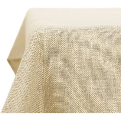 Deconovo Modelo Tecido de Mesa Impermeável - 137x274 cm - Bege Deconovo Modelo Tecido de Mesa Impermeável - 137x274 cm - Bege