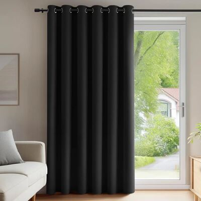 Rideaux occultants Deconovo - 200x280 cm - Nero - Obscurité des pièces - Publicité Rideaux occultants Deconovo - 200x280 cm - Nero - Obscurité des pièces - Publicité
