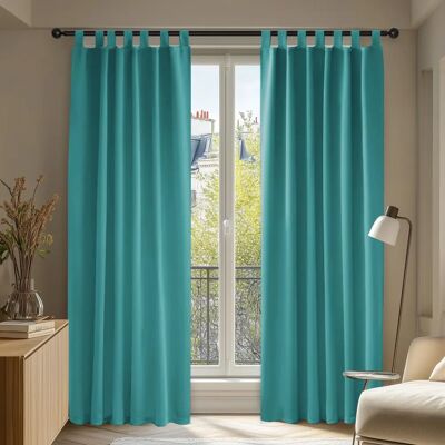 Cortinas blackout turquesa Deconovo - Privacidade no quarto - 2 Peças Cortinas blackout turquesa Deconovo - Privacidade no quarto - 2 Peças