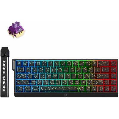 MCHOSE Ace 68 Tastatur - Magnetisk Bryter - RGB - Svart MCHOSE Ace 68 Tastatur - Magnetisk Bryter - RGB - Svart