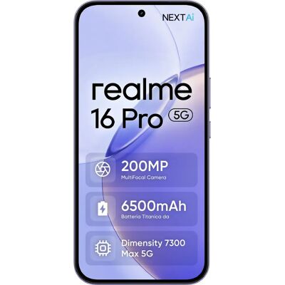 realme 16 Pro 512GB 8GB 6,78" AMOLED 6500mAh Violeta - Smartphone realme 16 Pro 512GB 8GB 6,78" AMOLED 6500mAh Violeta - Smartphone