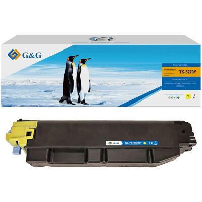 G&G - TK-5270Y - Jaune - Cartouche de toner G&G - TK-5270Y - Jaune - Cartouche de toner
