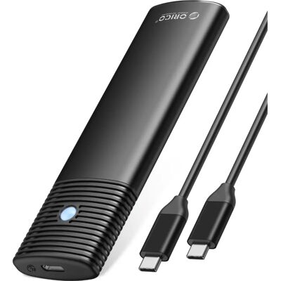 Orico USB-C külső NVMe M.2 ház - Fekete Orico USB-C külső NVMe M.2 ház - Fekete