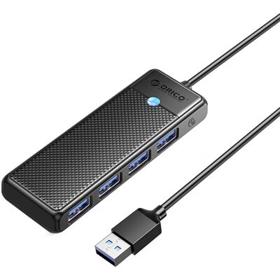 Hub USB 3.0 Orico - 4 Ports, Noir - Hub USB - Publicité Hub USB 3.0 Orico - 4 Ports, Noir - Hub USB - Publicité