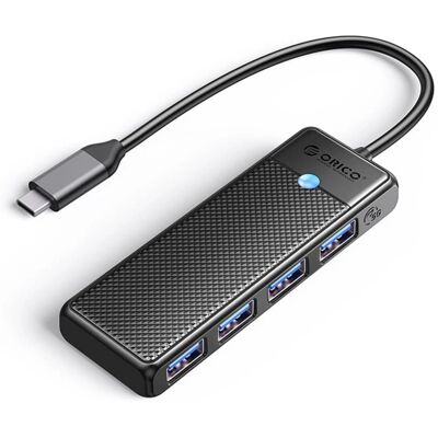 Orico USB Hub 4-in-1 Schwarz - USB Hub Orico USB Hub 4-in-1 Schwarz - USB Hub