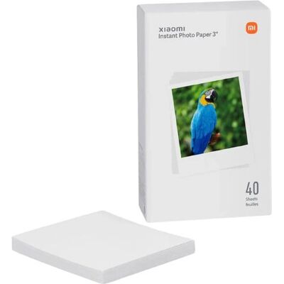 Hârtie Foto Instant Xiaomi 3" - 40 Foi pentru Imprimantă Portabilă Hârtie Foto Instant Xiaomi 3" - 40 Foi pentru Imprimantă Portabilă