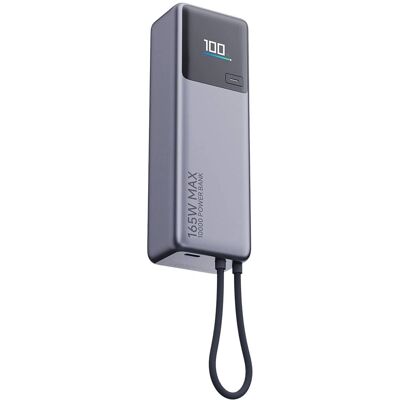 Xiaomi 165W Power Bank 10000mAh - Gyors töltés, beépített kábel Xiaomi 165W Power Bank 10000mAh - Gyors töltés, beépített kábel