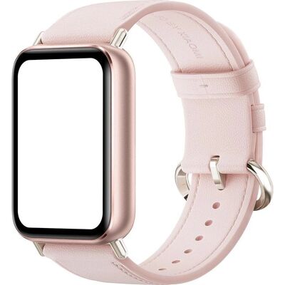 Bracelet en Cuir Xiaomi à Libération Rapide Rose Abricot - Accessoire Smartwatch Bracelet en Cuir Xiaomi à Libération Rapide Rose Abricot - Accessoire Smartwatch