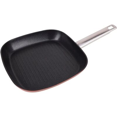 Poêle à Grill Carrée en Aluminium San Ignacio 24cm - Poêle à Grill - Publicité Poêle à Grill Carrée en Aluminium San Ignacio 24cm - Poêle à Grill - Publicité