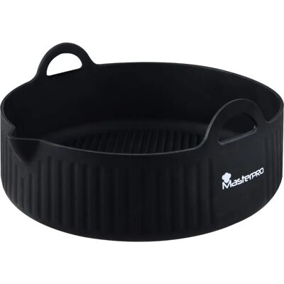 MasterPRO BGMP-7703 Silicone Baking Tray - Black - Round, 18.5x19x5.5cm MasterPRO BGMP-7703 Silicone Baking Tray - Black - Round, 18.5x19x5.5cm