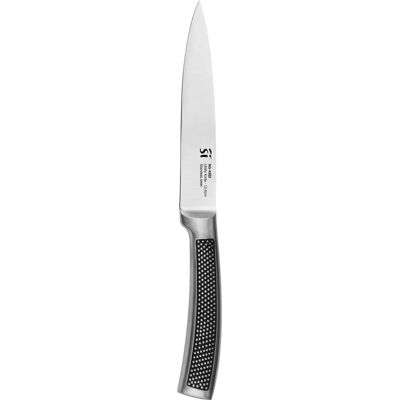 Cuchillo Multiusos San Ignacio - 12,5cm Acero Inoxidable - Negro - Utensilio de Cocina Cuchillo Multiusos San Ignacio - 12,5cm Acero Inoxidable - Negro - Utensilio de Cocina