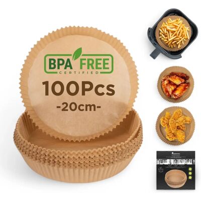 MasterPro BGMP-7603 - Brun - Bakpapper för Luftfritös MasterPro BGMP-7603 - Brun - Bakpapper för Luftfritös