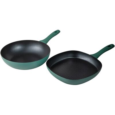 San Ignacio - 2-teiliges Aluminium Kochgeschirr-Set - Für Induktion geeignet San Ignacio - 2-teiliges Aluminium Kochgeschirr-Set - Für Induktion geeignet
