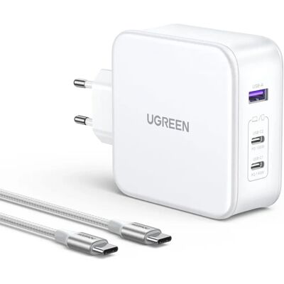 Încărcător Rapid GaN Nexode 140W - 3 Porturi USB-C/A Încărcător Rapid GaN Nexode 140W - 3 Porturi USB-C/A