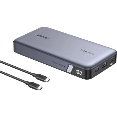 Ugreen 25000mAh Powerbank - 145W - Grå Ugreen 25000mAh Powerbank - 145W - Grå