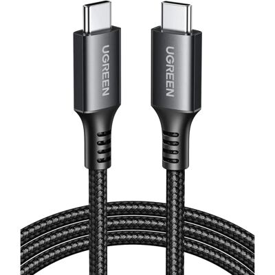 Ugreen USB-C til USB-C PD hurtiglade kabel - 1m Ugreen USB-C til USB-C PD hurtiglade kabel - 1m