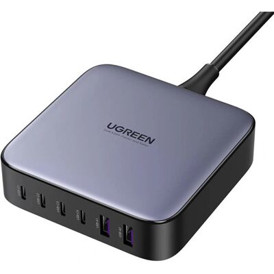 UGREEN Gyors Töltő - 200W, 6 Port, GaN Technológia UGREEN Gyors Töltő - 200W, 6 Port, GaN Technológia