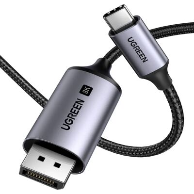 Ugreen USB-C az DisplayPort Kábel - 8K, 1m Ugreen USB-C az DisplayPort Kábel - 8K, 1m