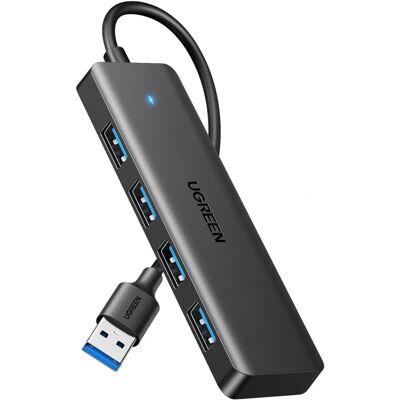 Ugreen Hub USB 3.0 - Ultra Fin 4 Ports avec Transfert 5Gbps Ugreen Hub USB 3.0 - Ultra Fin 4 Ports avec Transfert 5Gbps