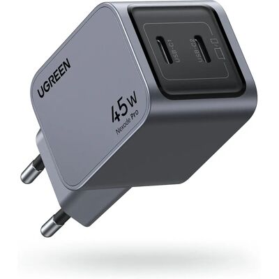 Ugreen 35008 Kompakt 45W USB-C Lader - Rask lading Ugreen 35008 Kompakt 45W USB-C Lader - Rask lading